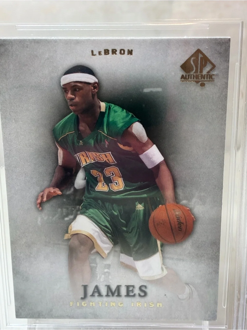 LeBron James 2012-13 UD SP Authentic Basketball Card
